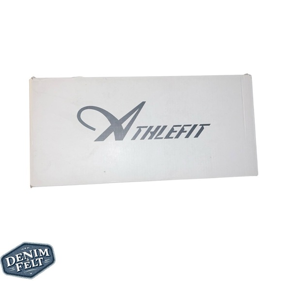 Athlefit Women’s Tan Square Open Toe Two Strap Chunky Heeled Slip On Sandal |NEW - Picture 12 of 13